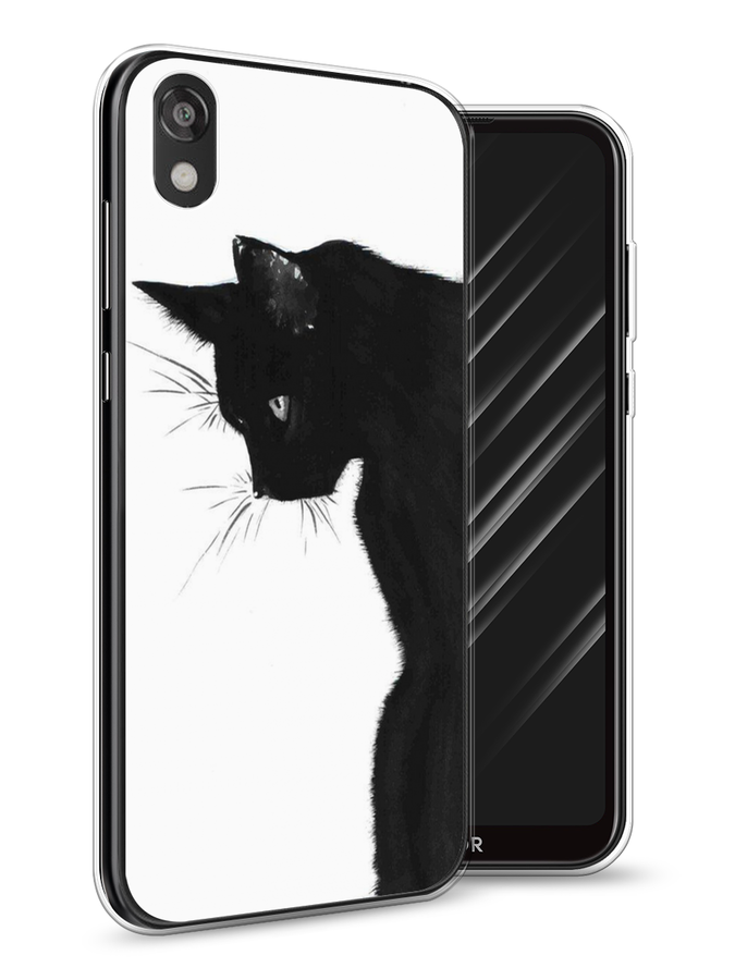 

Чехол Awog на Huawei Y5 2019 "Black cat", Черный;белый, 69050-1