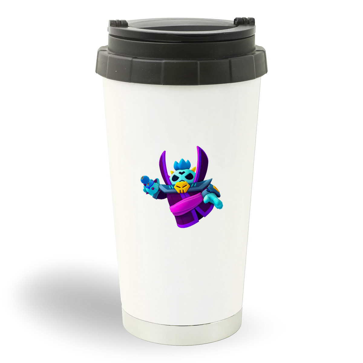 

Термостакан белый CoolPodarok Игры. Brawl Stars Лорд Спайк