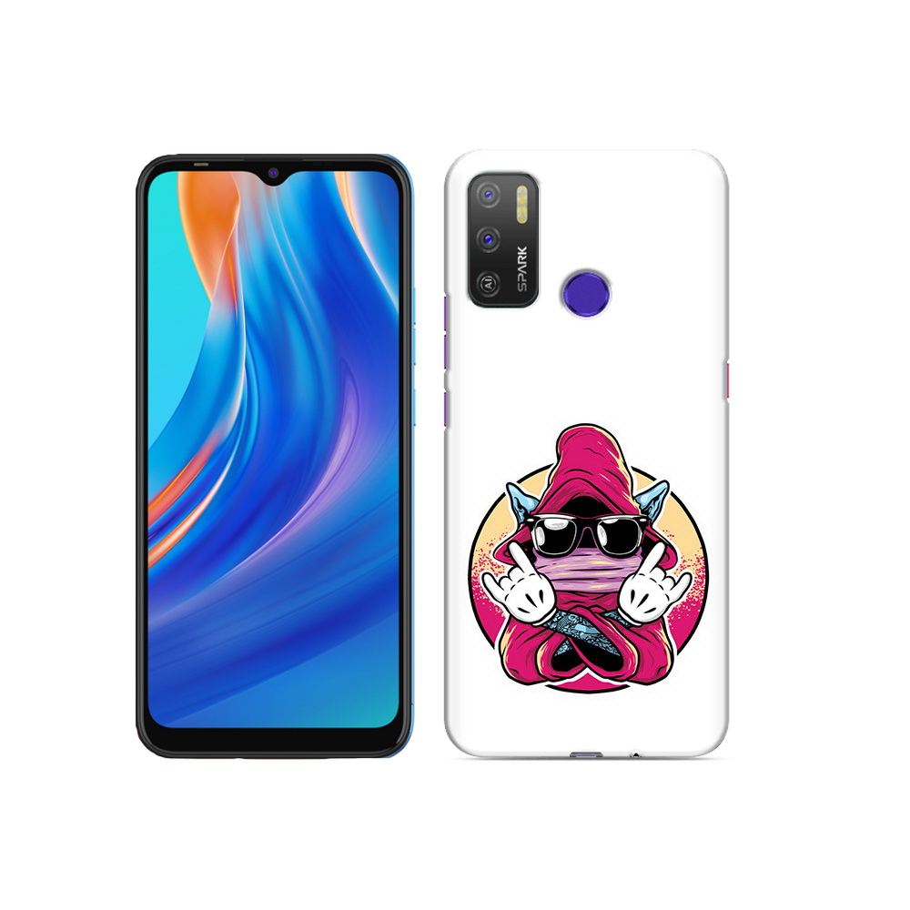 

Чехол MyPads Tocco для Tecno Spark 5 Air йоу, Прозрачный, Tocco