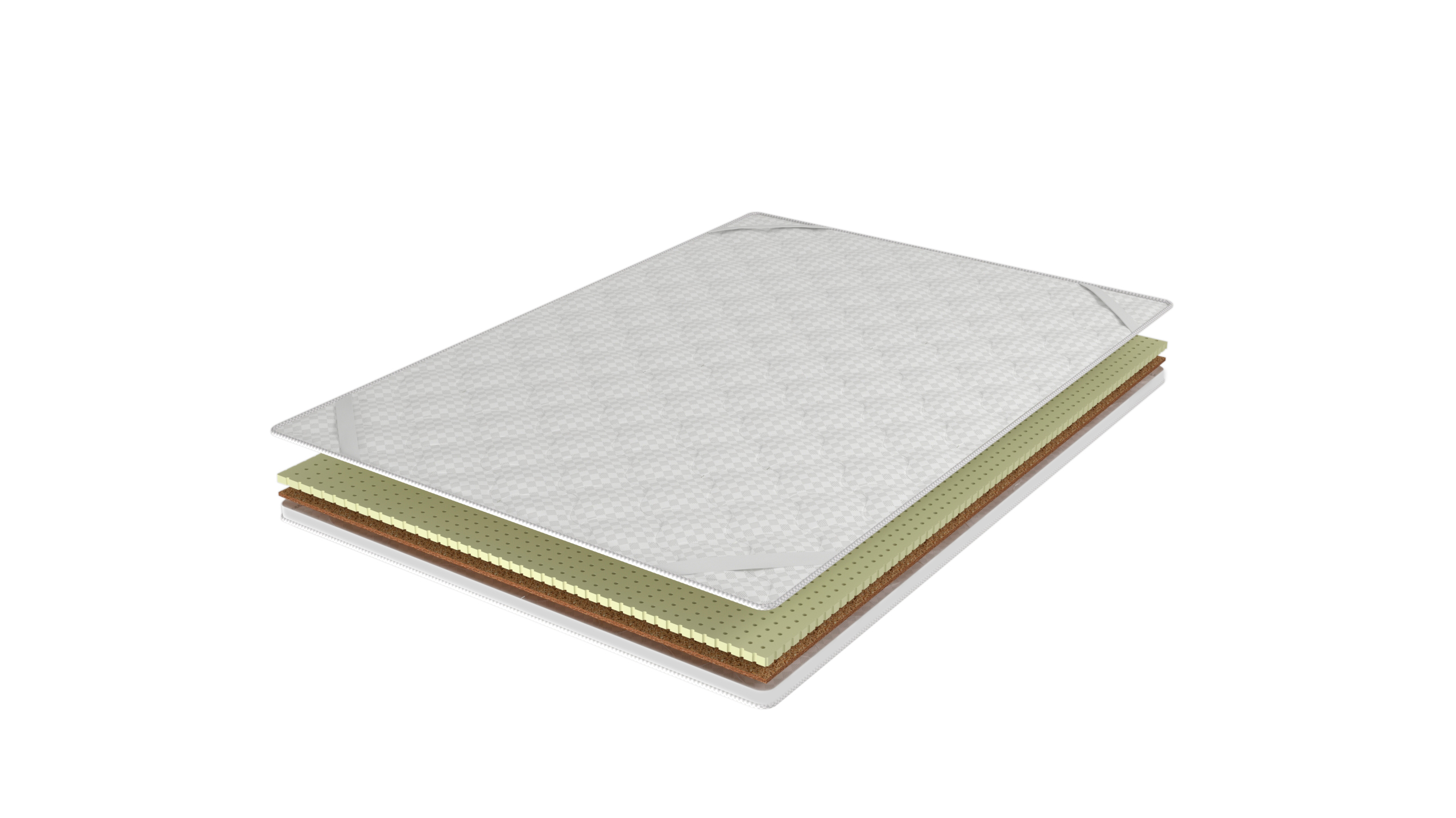 

Топпер двусторонний средний/жесткий MATRATEX МИКС 120х190, Серый, МИКС