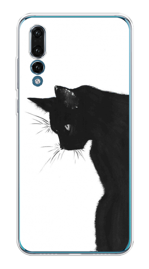 

Чехол Awog на Huawei P20 Pro "Black cat", Черный;белый, 65050-1