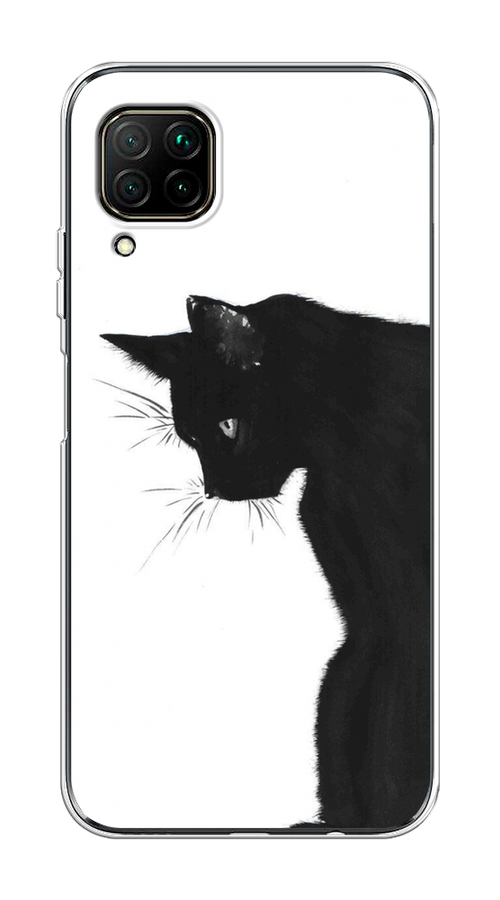 

Чехол Awog на Huawei Nova 6 SE "Black cat", Черный;белый, 611750-1