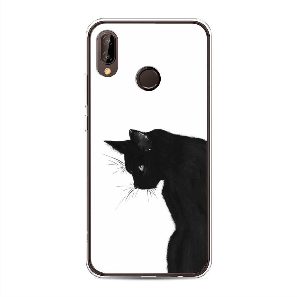 

Чехол Awog на Huawei Nova 3 "Black cat", Черный;белый, 66150-1