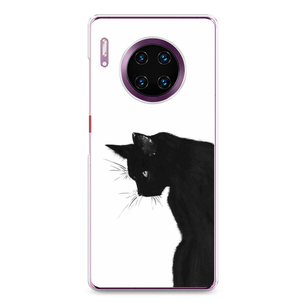 

Чехол Awog на Huawei Mate 30 Pro "Black cat", Черный;белый, 610450-1