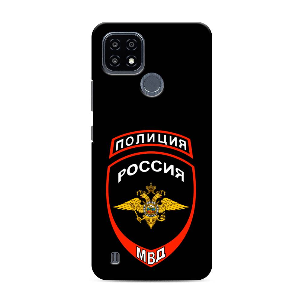 

Пластиковый чехол "Полиция шеврон" на Realme C21Y, 256820-4