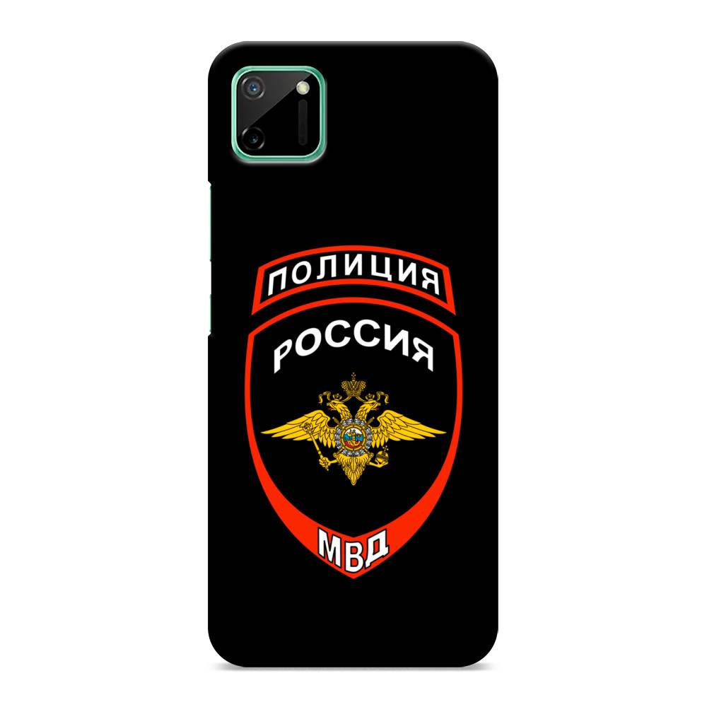 

Пластиковый чехол "Полиция шеврон" на Realme C11, 253820-4