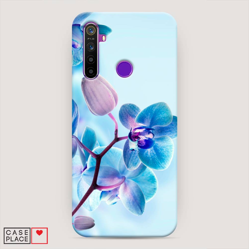 

Пластиковый чехол "Голубая орхидея" на Realme 5, 251520-6