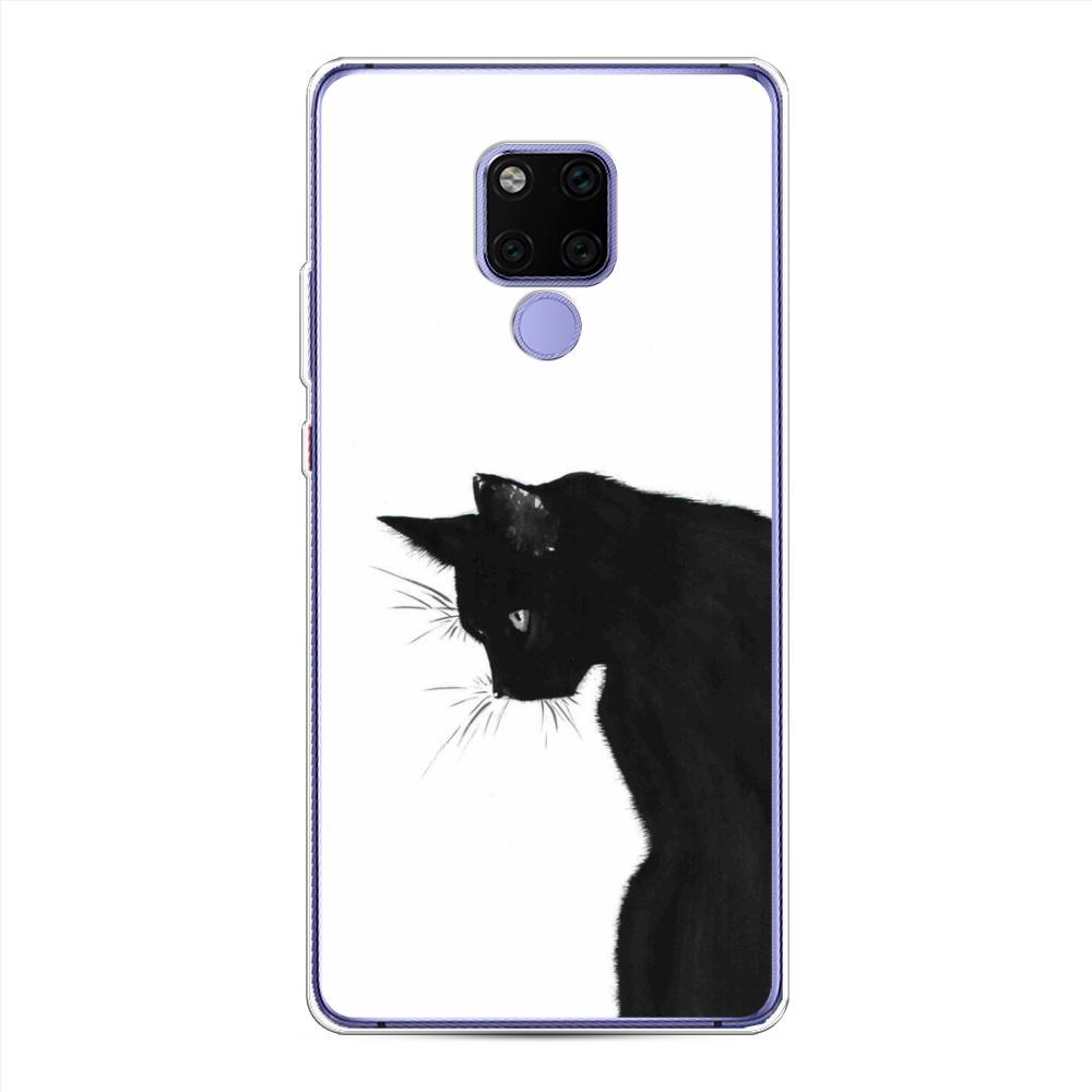 

Чехол Awog на Huawei Mate 20X "Black cat", Черный;белый, 66950-1