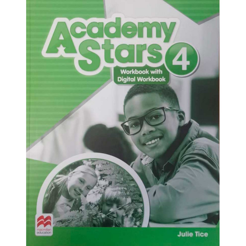 фото Книга academy stars 4. workbook + digital workbook macmillan