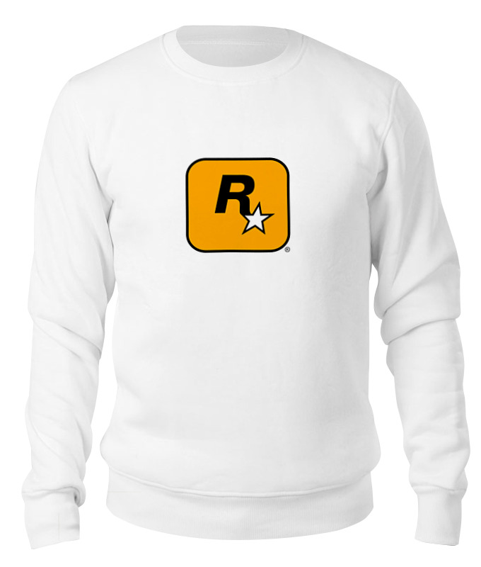 

Свитшот унисекс Printio Rockstar games белый XS, Rockstar games