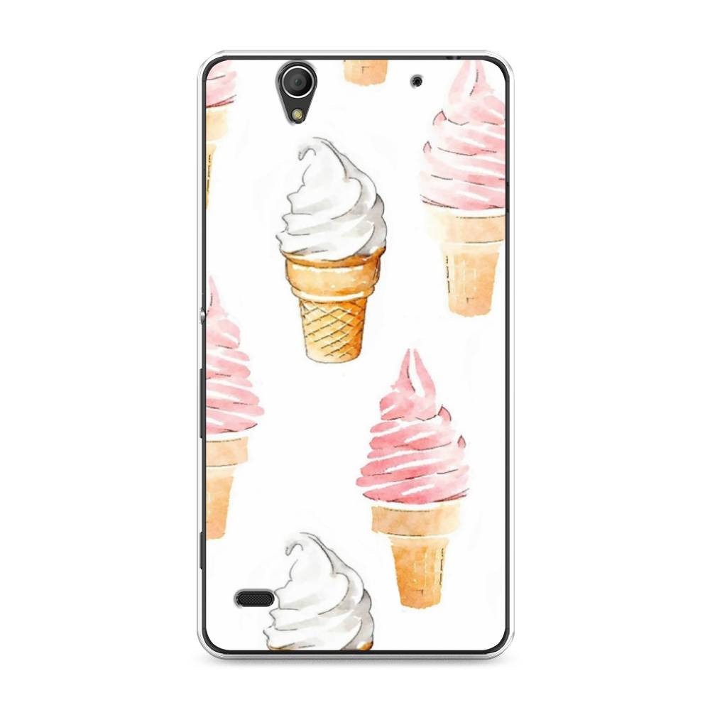 

Чехол Awog на Sony Xperia C4 "Нарисованное мороженое", Разноцветный, 52650-10