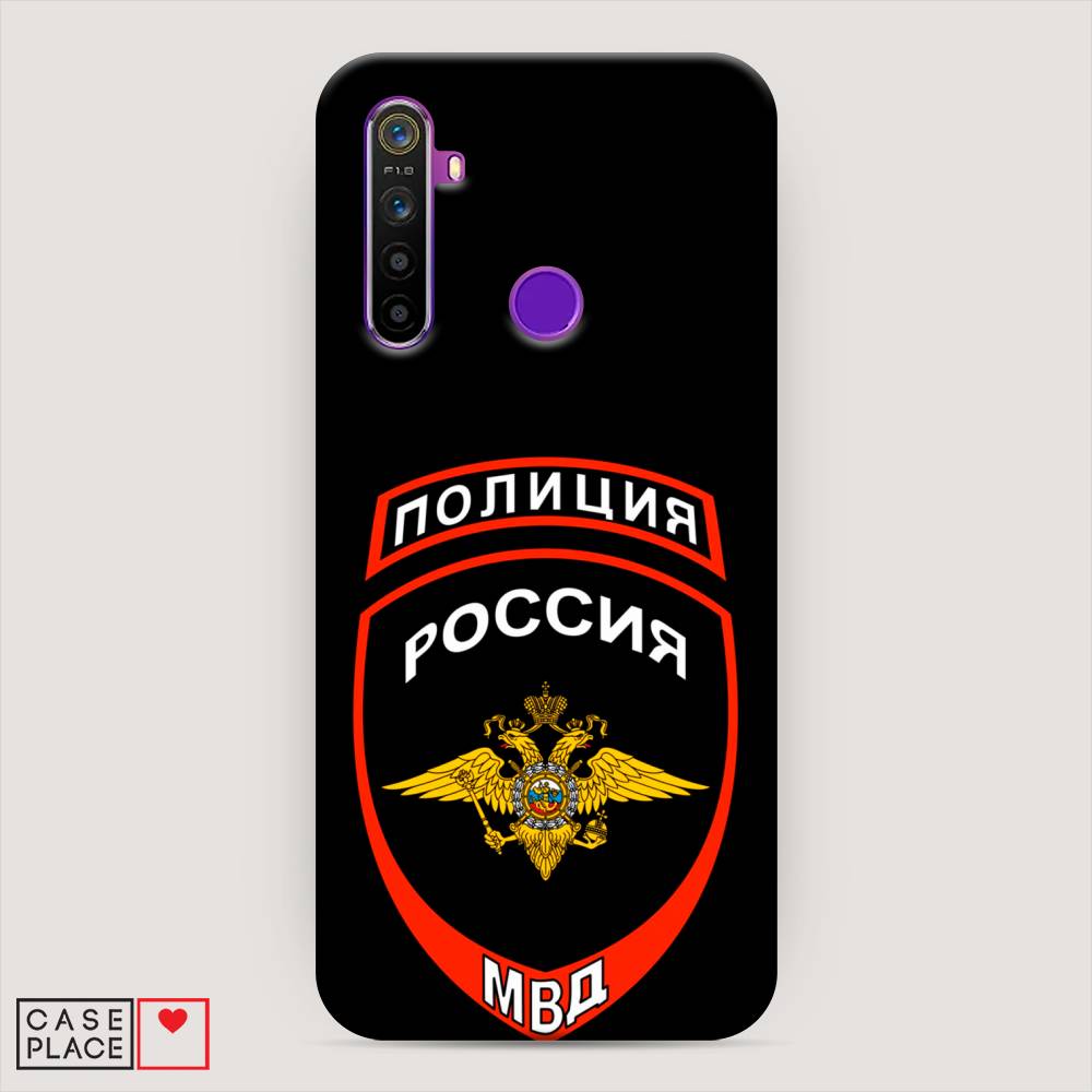 

Пластиковый чехол "Полиция шеврон" на Realme 5, 251520-4