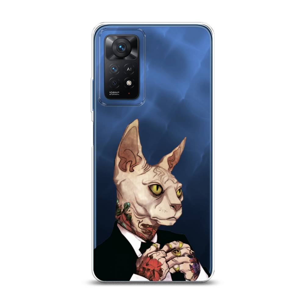 

Чехол Awog на Xiaomi Redmi Note 11 Pro/11 Pro 5G/11E Pro "Татуированный сфинкс", Разноцветный, 314750-7