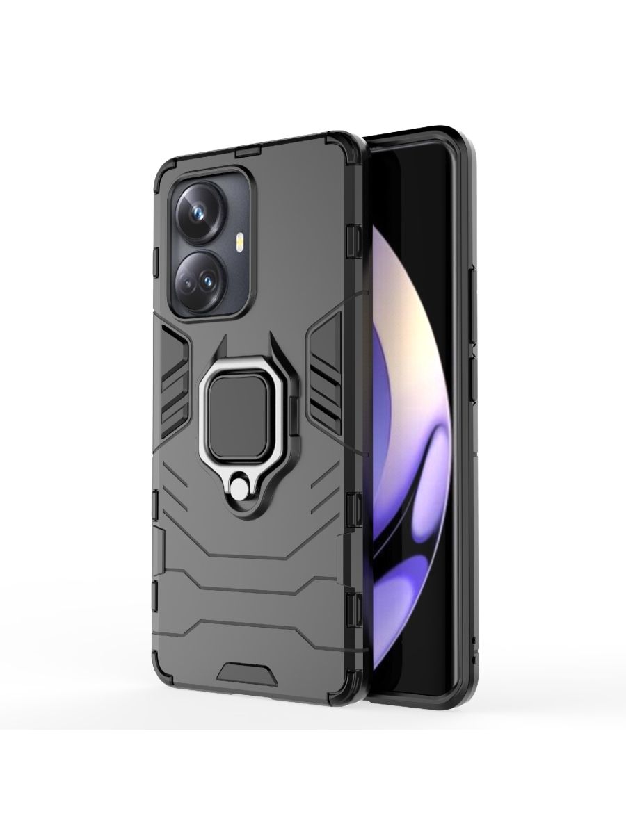 

Чехол Ring для смартфона Realme 10 Pro+/ 10 Pro plus черный