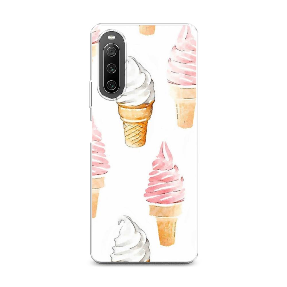 

Чехол Awog на Sony Xperia 10 IV "Нарисованное мороженое", Разноцветный, 55250-10