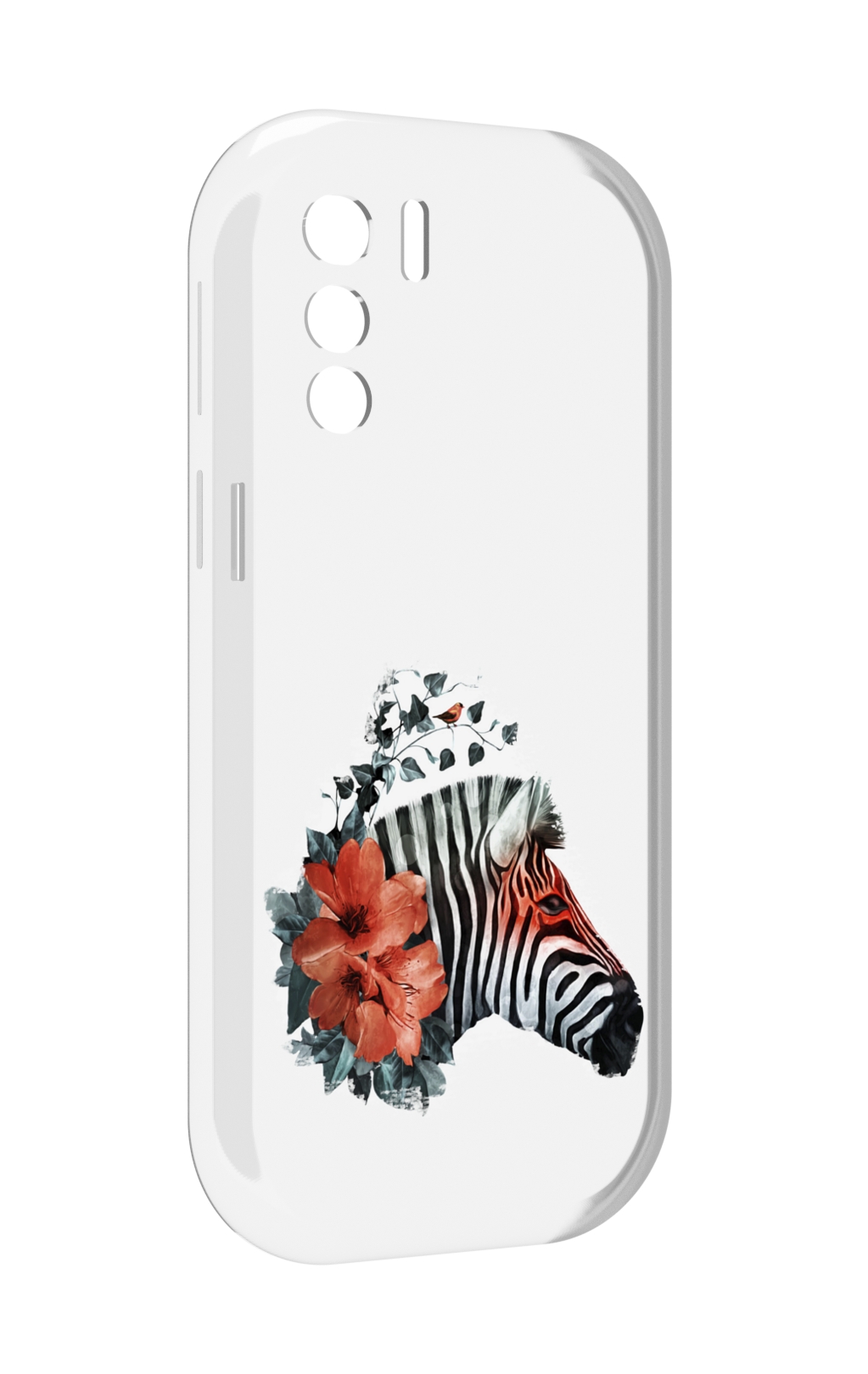 

Чехол MyPads Зебра с цветами для UleFone Note 13P, Прозрачный, Tocco