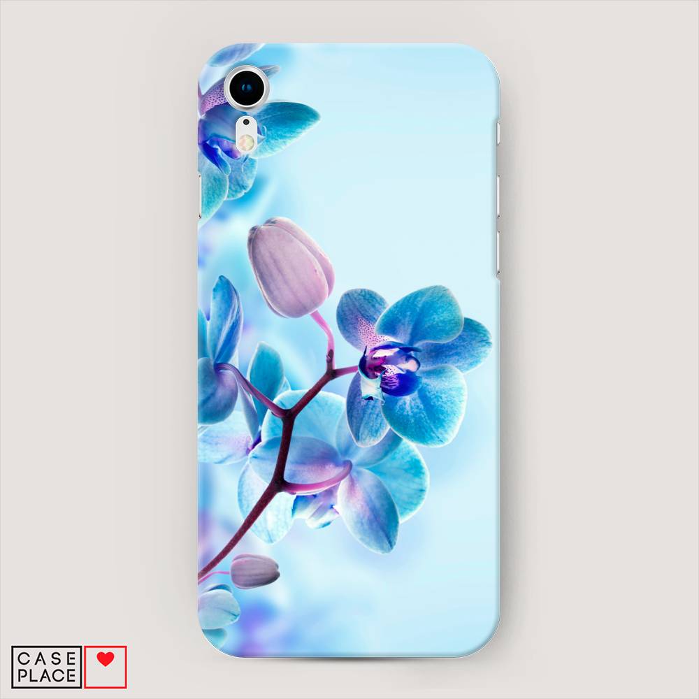 

Пластиковый чехол "Голубая орхидея" на Apple iPhone XR (10R), 12020-6