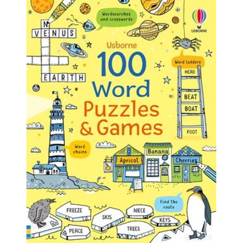 

100 Word Puzzles and Games
