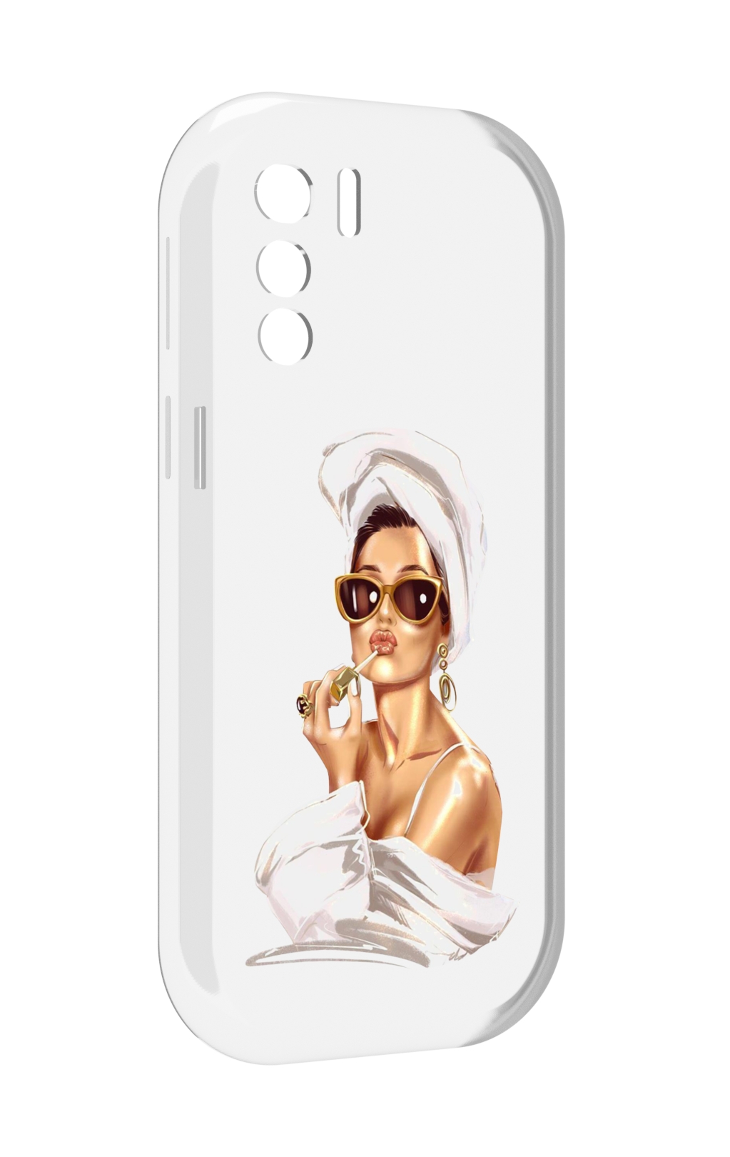 

Чехол MyPads Девушка-утром женский для UleFone Note 13P, Прозрачный, Tocco
