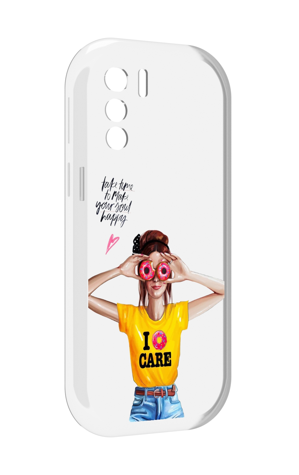 

Чехол MyPads Девушка-с-пончиками женский для UleFone Note 13P, Прозрачный, Tocco