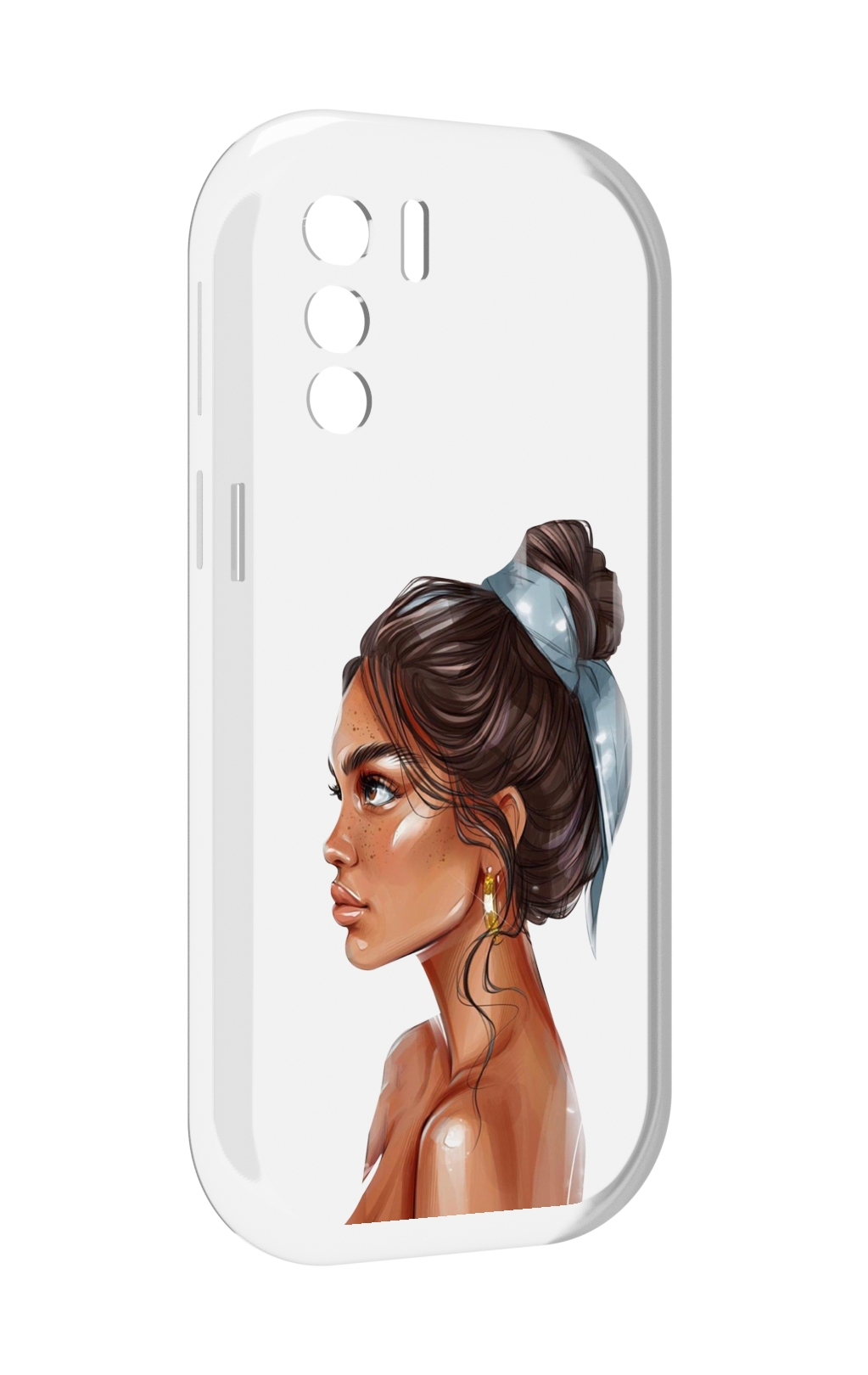 

Чехол MyPads Девушка-с-повязкой женский для UleFone Note 13P, Прозрачный, Tocco