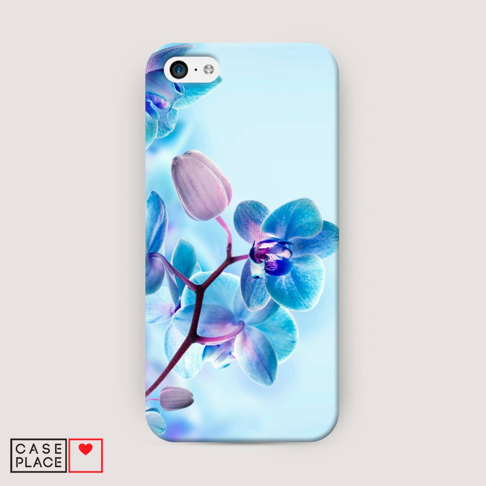 

Пластиковый чехол "Голубая орхидея" на Apple iPhone 5C, 10220-6
