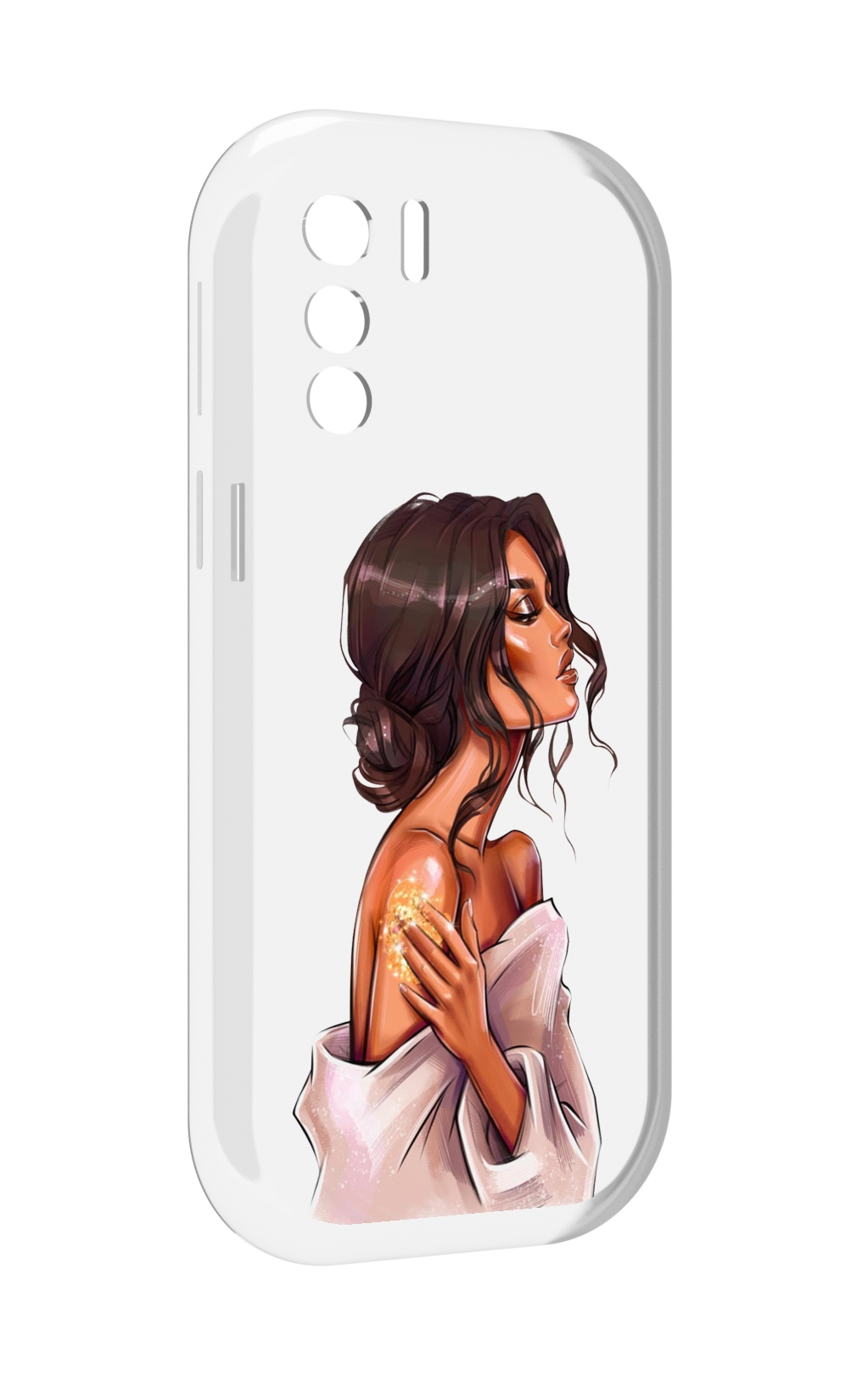 

Чехол MyPads Девушка-нежная женский для UleFone Note 13P, Прозрачный, Tocco