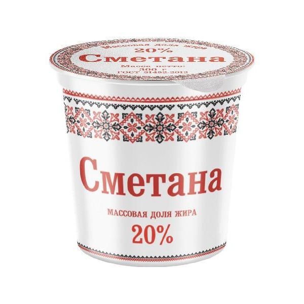 Сметана Кружева 20% 300 г