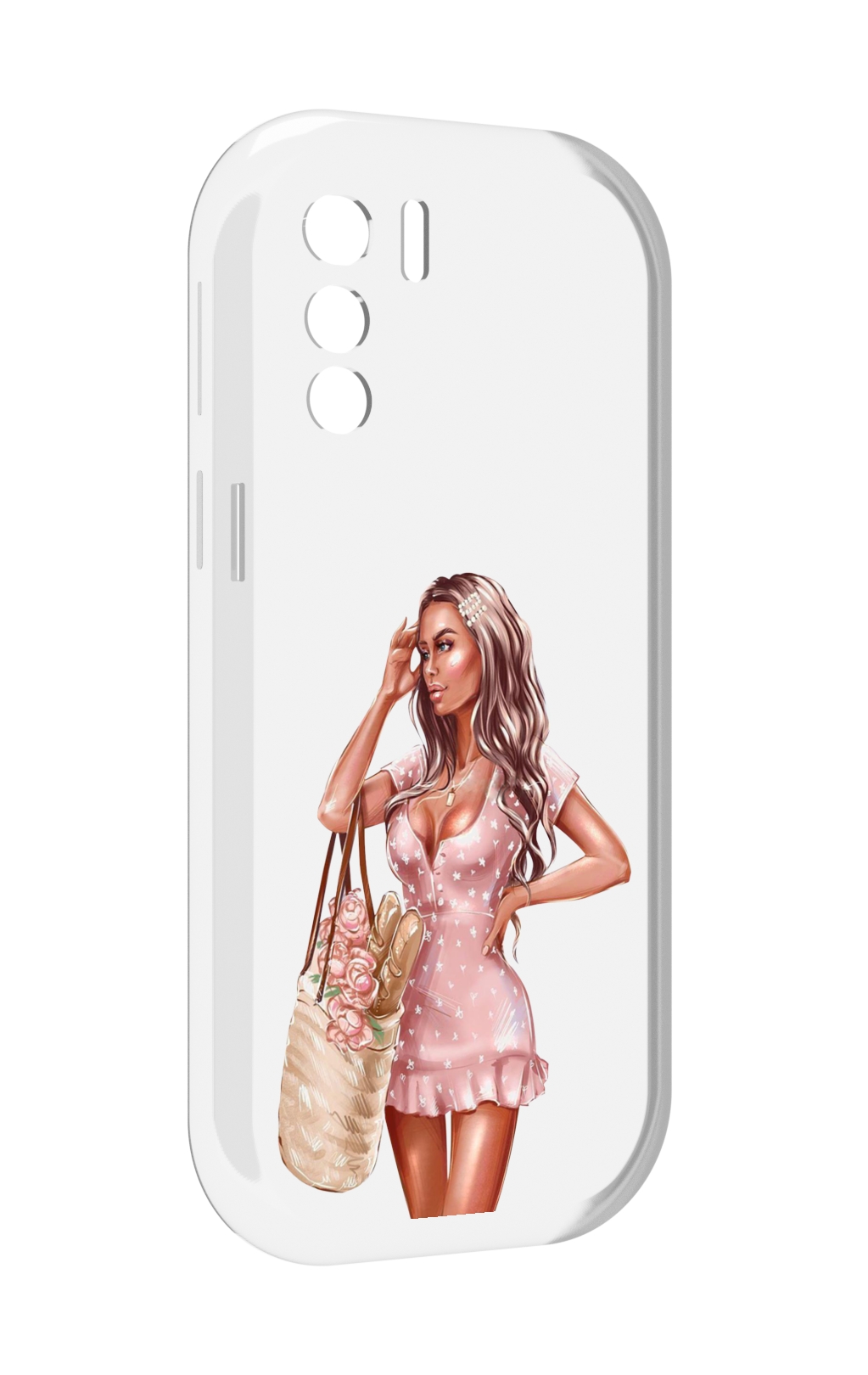

Чехол MyPads Девушка-в-мини-платье женский для UleFone Note 13P, Прозрачный, Tocco