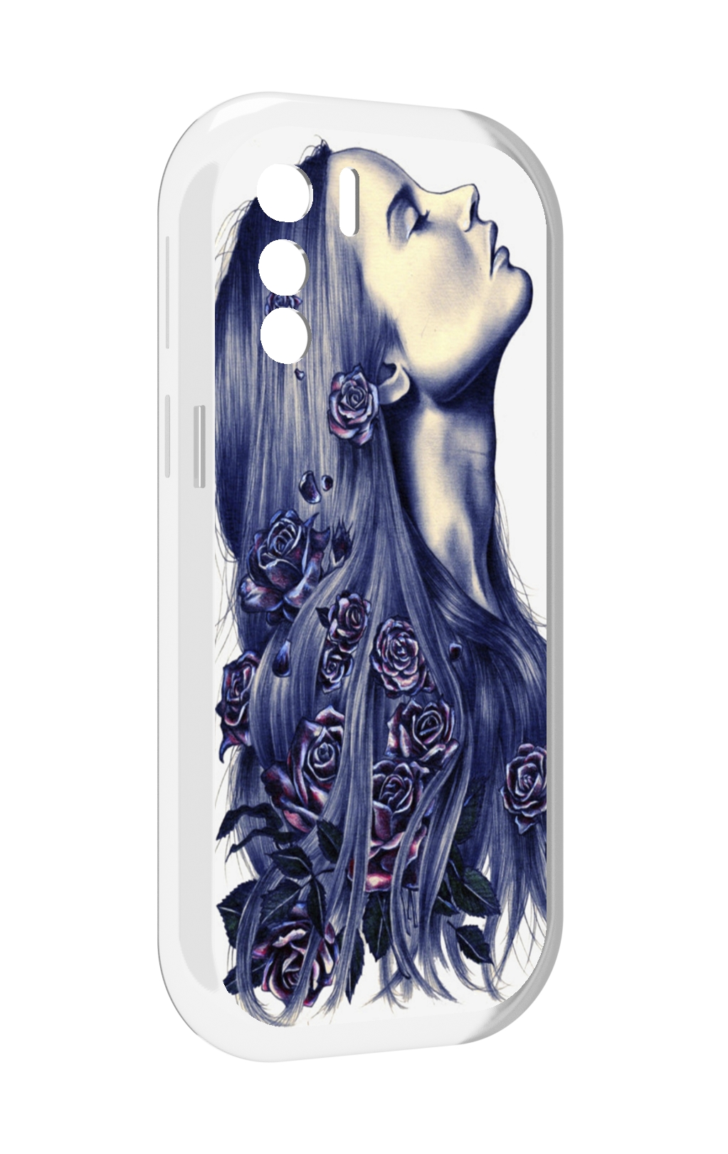 

Чехол MyPads Девушка с розами женский для UleFone Note 13P, Прозрачный, Tocco