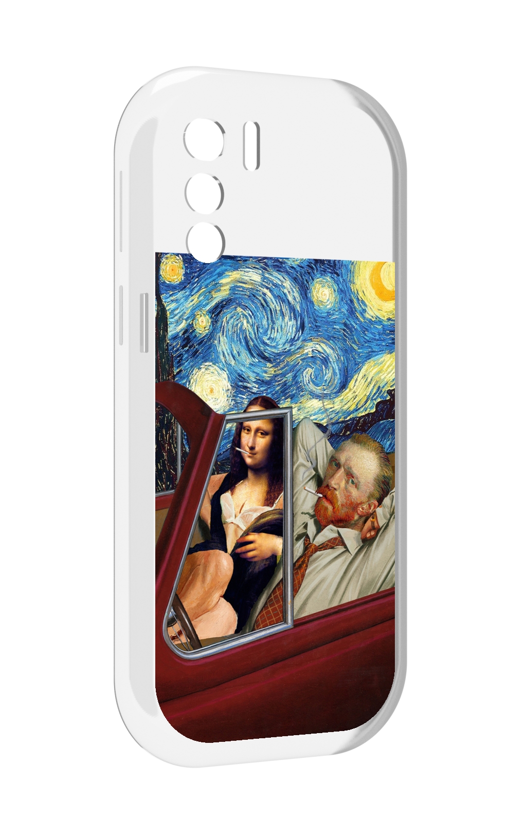 

Чехол MyPads Да-Винчи-в-одном для UleFone Note 13P, Прозрачный, Tocco