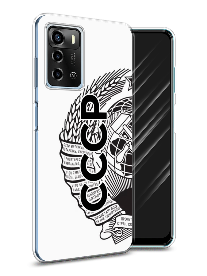 

Чехол Awog на ZTE Blade A72 / ЗТЕ Блэйд A72 "Герб СССР", Разноцветный, 135450-10