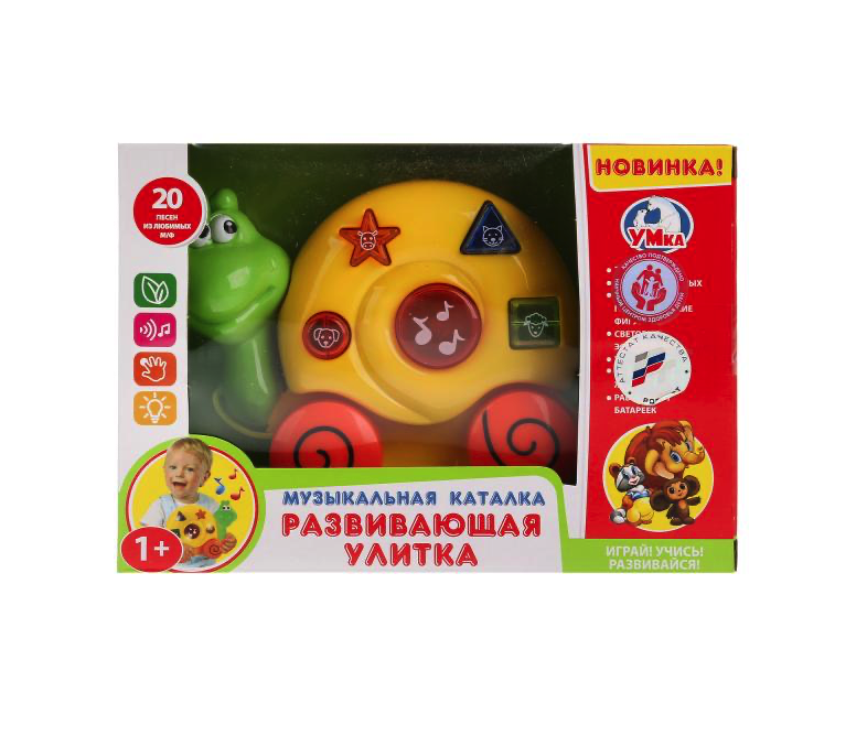 

Музыкальная каталка Умка Развивающая улитка