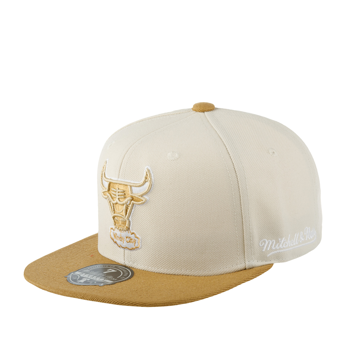Бейсболка унисекс Mitchell & Ness 6HSFSH21348-CBUOFWH Chicago Bulls NBA бежевая, р.64