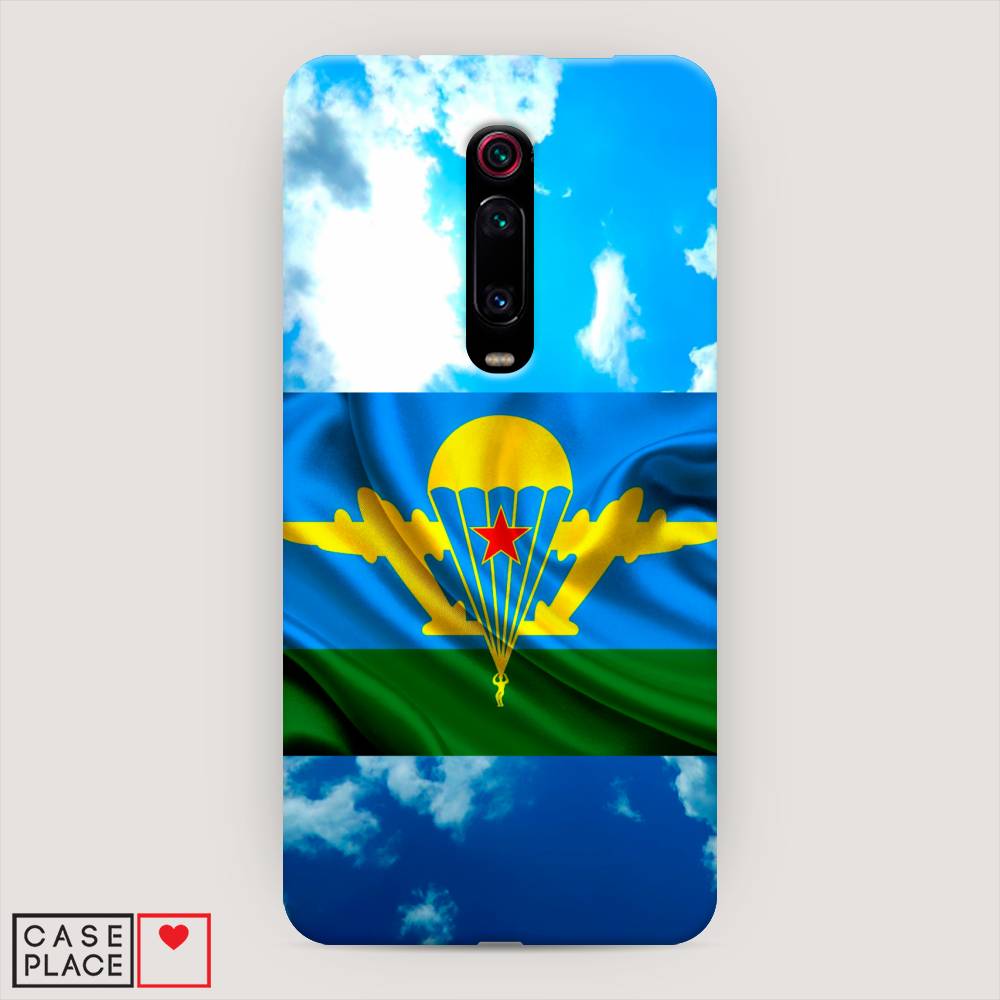 

Пластиковый чехол "ВДВ флаг в небесах" на Xiaomi Redmi K20 Pro, 35620-4