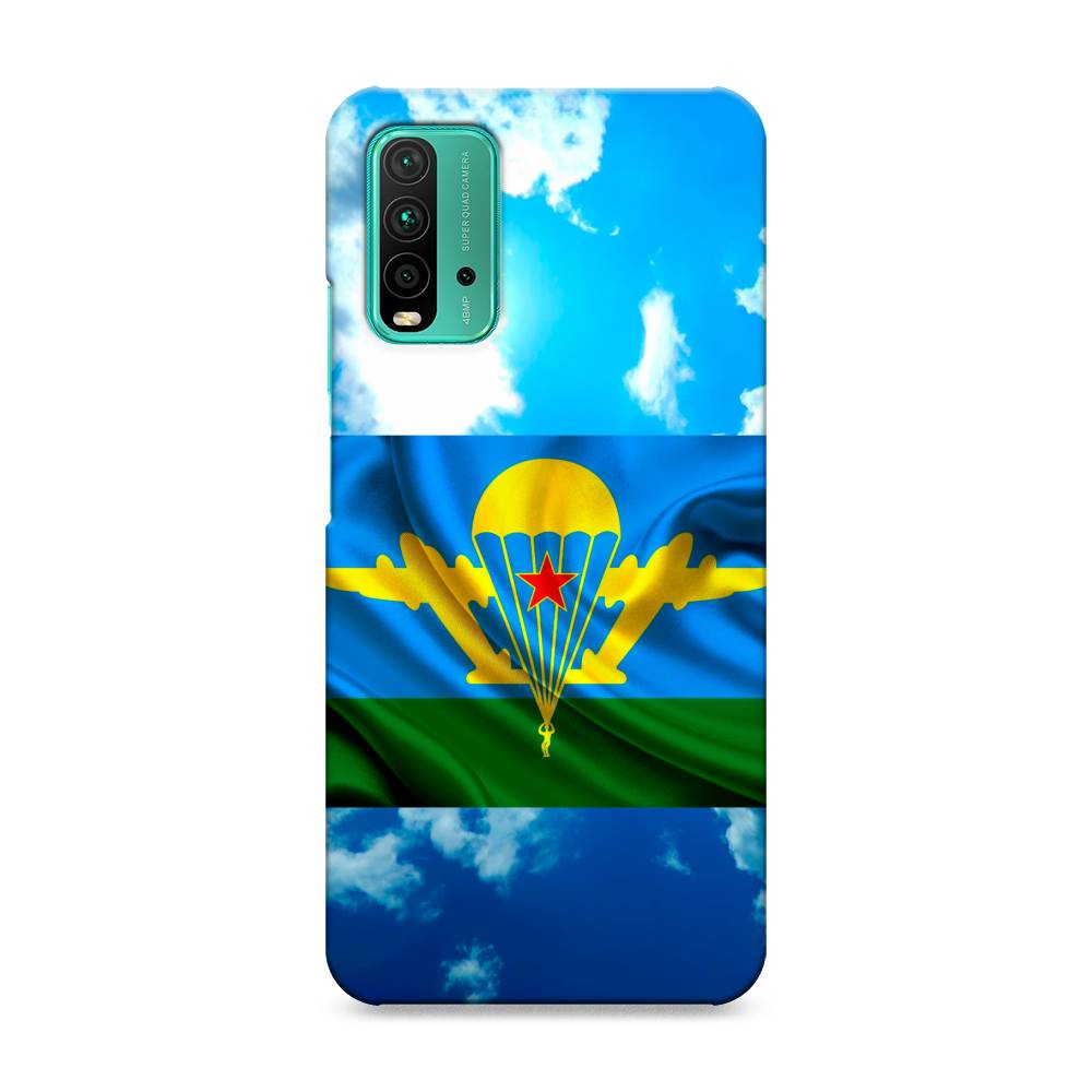 

Пластиковый чехол "ВДВ флаг в небесах" на Xiaomi Redmi 9T, 39820-4