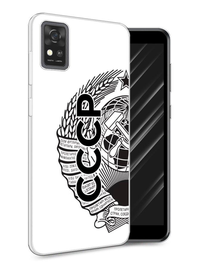 

Чехол Awog на ZTE Blade A31 / ЗТЕ Блэйд A31 "Герб СССР", Разноцветный, 134650-10