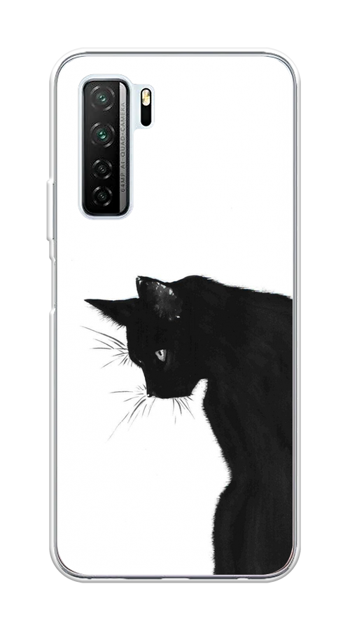 

Чехол Awog на Honor 30S (Global) "Black cat", Черный;белый, 6102850-1