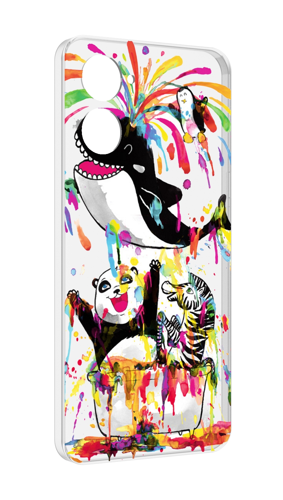 

Чехол MyPads Хиппи кит для Realme 10S противоударный, Tocco