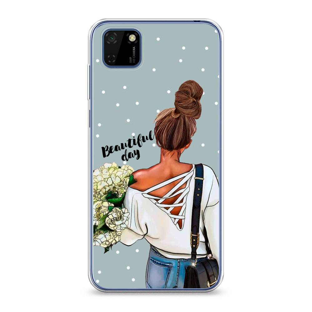 

Чехол Awog на Huawei Y5p "Beautiful day", Голубой;коричневый;бежевый, 6103750-6