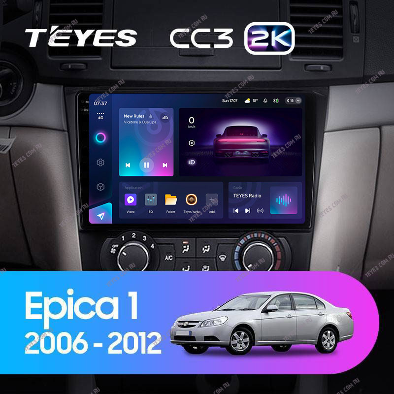 Штатная магнитола Teyes CC3 2K 432 Chevrolet Epica 1 2006-2012 3660000₽