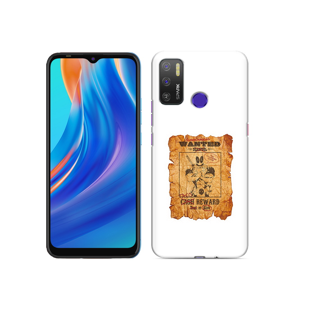 

Чехол MyPads Tocco для Tecno Spark 5 Air дедпул, Прозрачный, Tocco