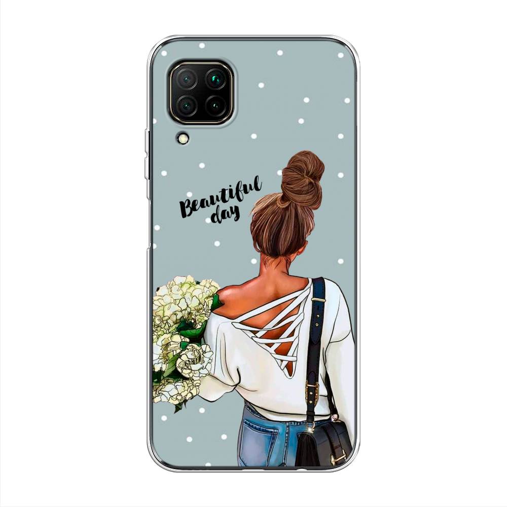 

Чехол Awog на Huawei P40 Lite "Beautiful day", Голубой;коричневый;бежевый, 611650-6