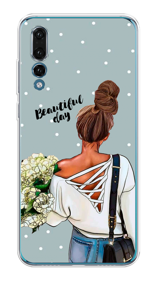 

Чехол Awog на Huawei P20 Pro "Beautiful day", Голубой;коричневый;бежевый, 65050-6