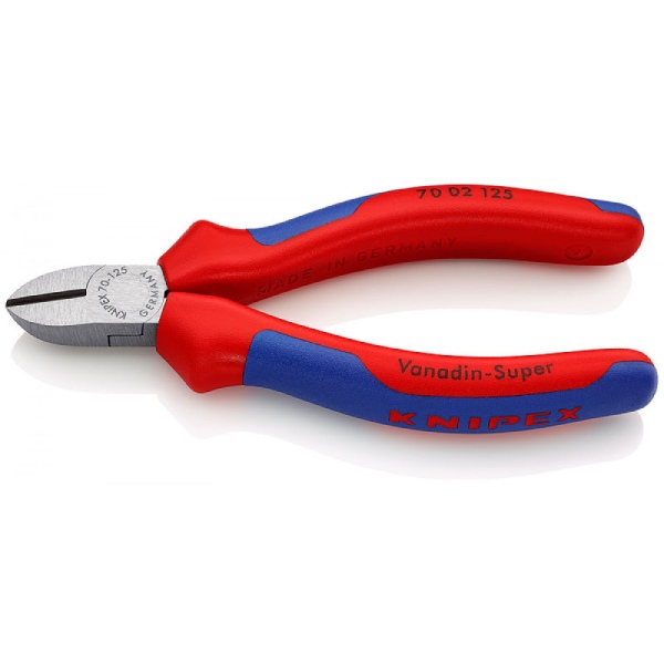 

Бокорезы KNIPEX KN-7002125SB, 125 мм, фосфатированные, KN-7002125SB