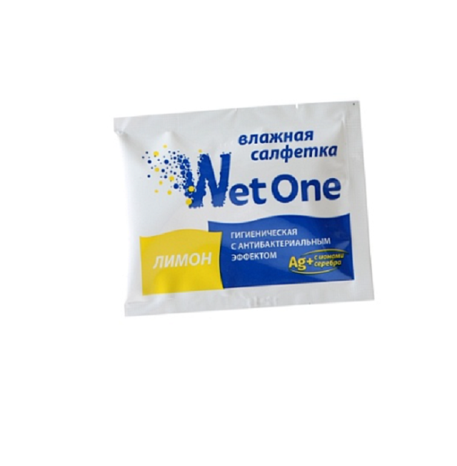 Влажные салфетки в индивидуальной упаковке Wet One 100 шт