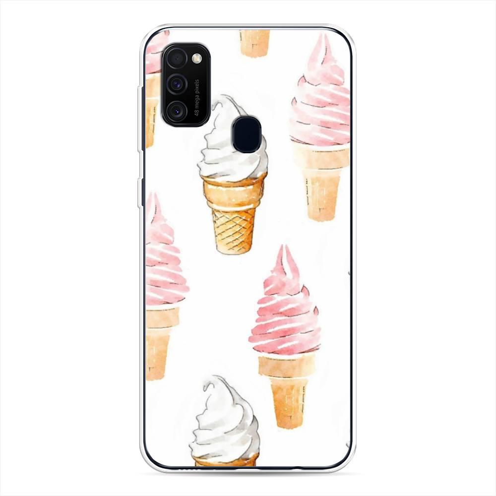 

Чехол Awog на Samsung Galaxy M30s/M21 "Нарисованное мороженое", Разноцветный, 29850-10