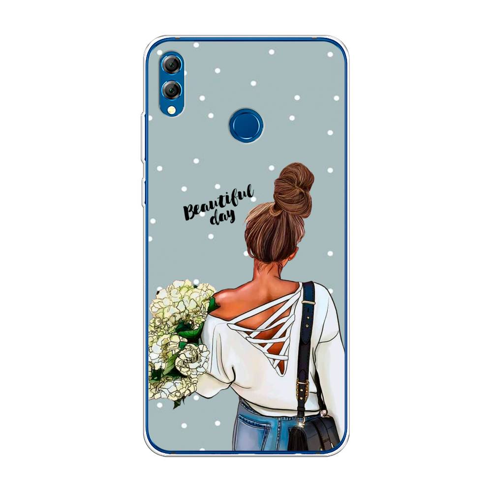 

Чехол Awog на Honor 8X Max "Beautiful day", Голубой;коричневый;бежевый, 66550-6