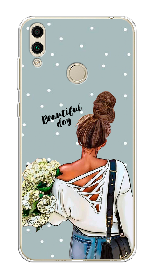 

Чехол Awog на Honor 8C "Beautiful day", Голубой;коричневый;бежевый, 67150-6