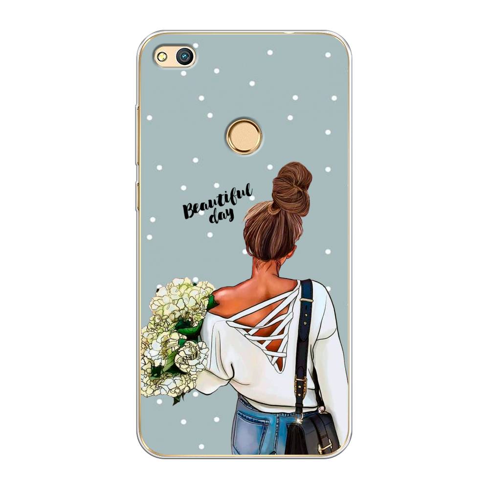 

Чехол Awog на Honor 8 Lite "Beautiful day", Голубой;коричневый;бежевый, 63950-6
